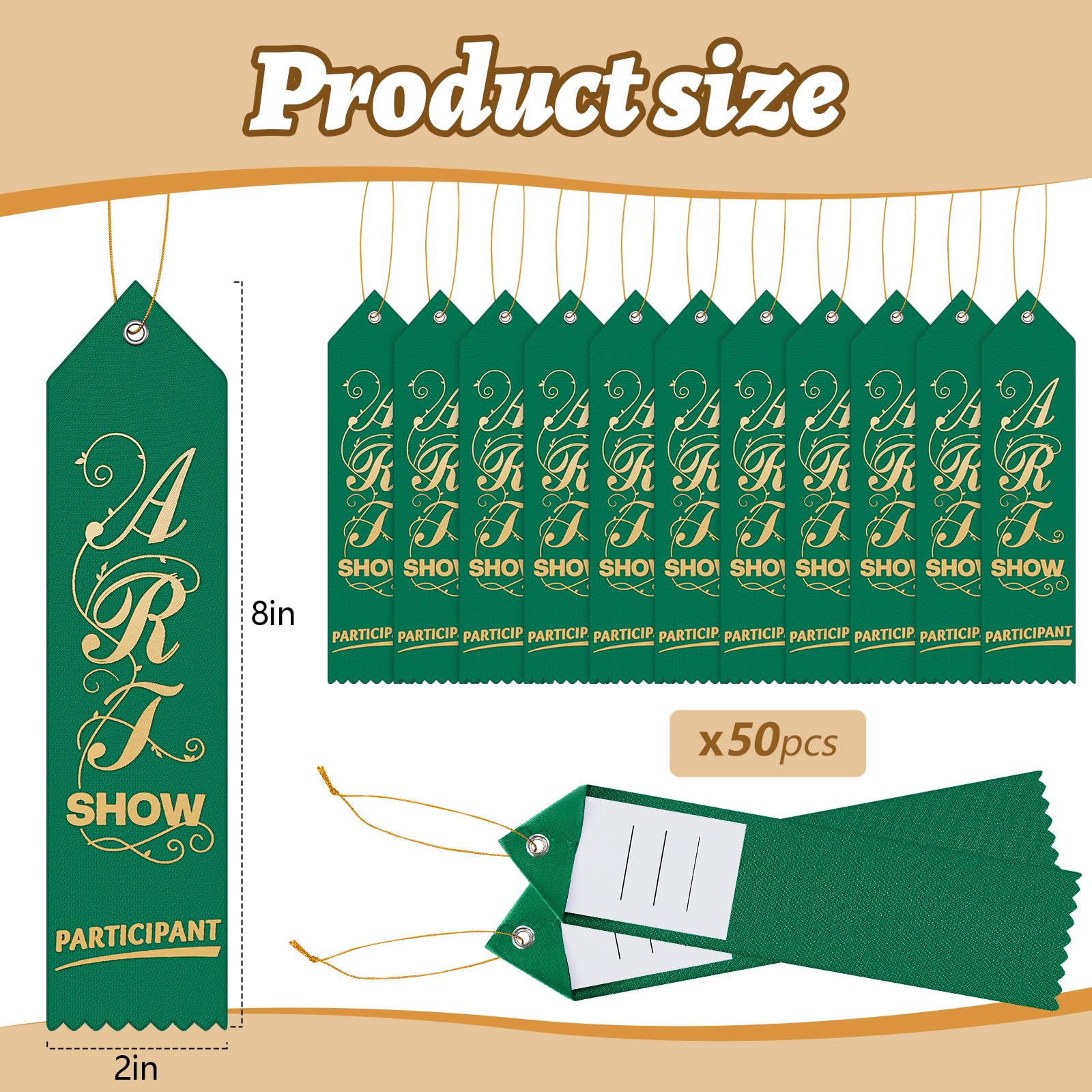 PATIKIL Lot De 18 Rubans De Récompense Avec Carte D'événement Et Corde