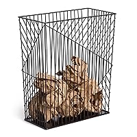 Vista 4 de U Brands Bote de basura Vena - Negro