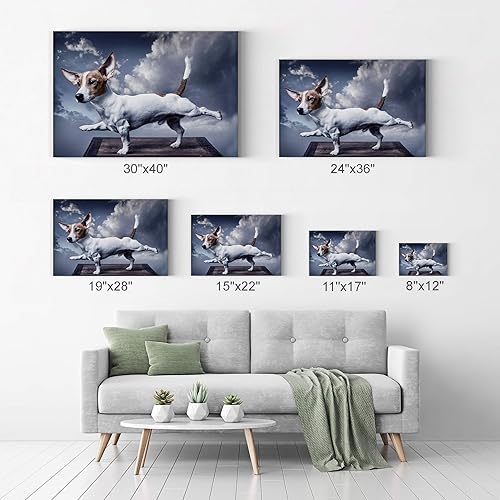 Vista 101 de Smile Art Design Border Collie Bulldog Rottweiler Cachorro Persa Gatito Animal Lienzo Impresión Arte de Pared Pet Cat Dog Lover Sala Dormitorio