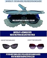 Vista 5 de Color Patched Portable Glasses Case to Travel