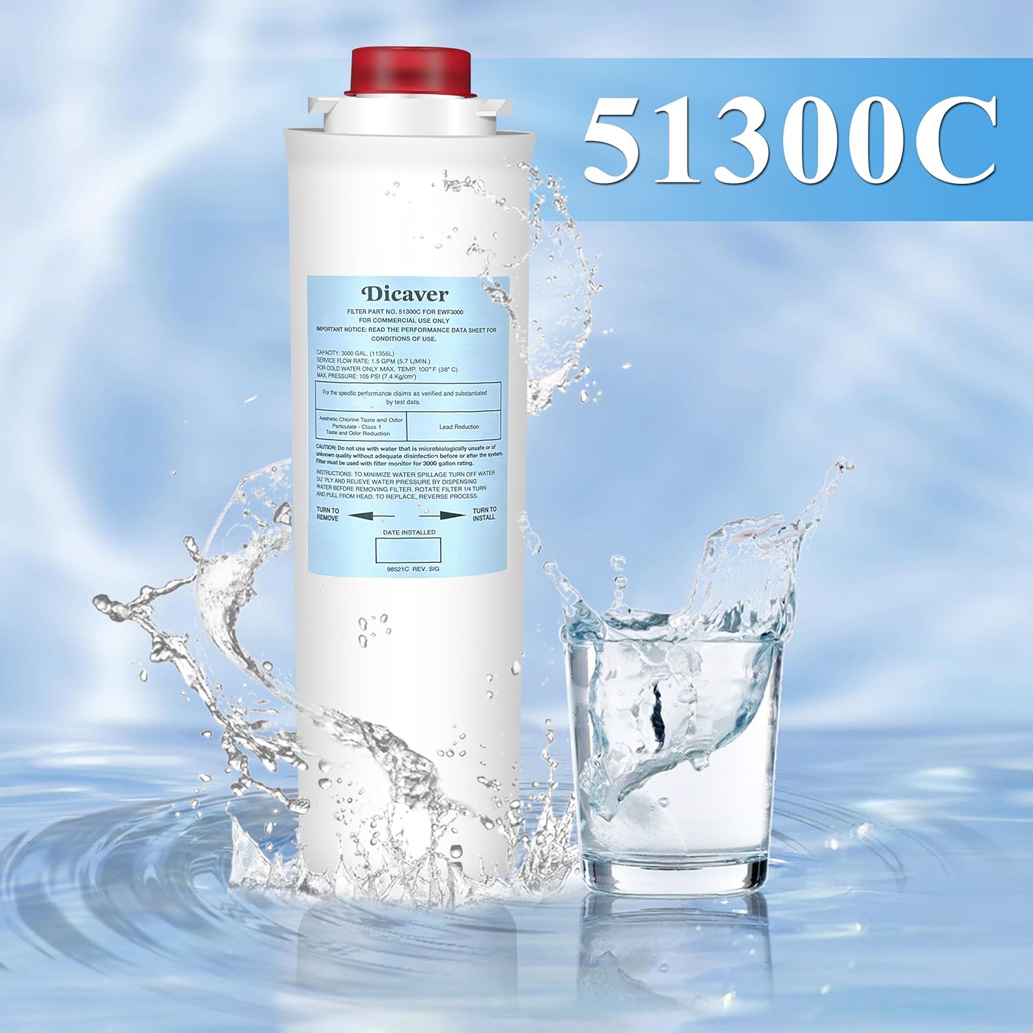 Espring Water Filter Replacement Amway - High Precision 0.2µm