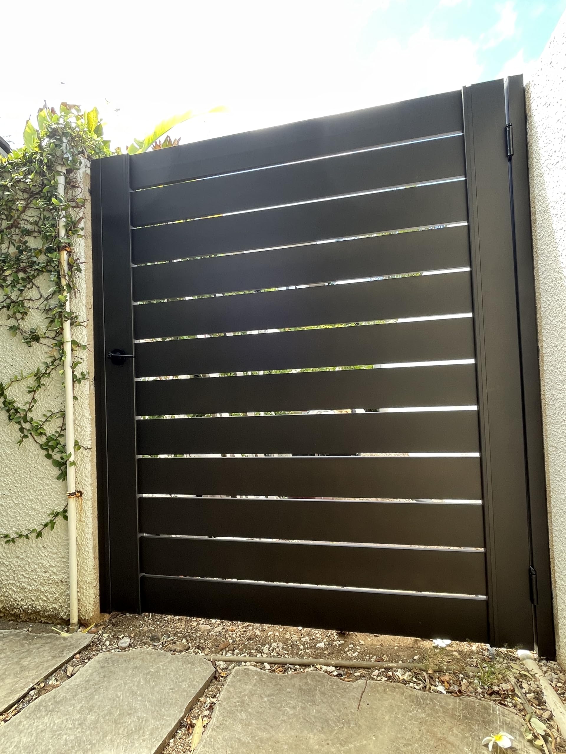 Kit Alumission Aluminum Gate Powder Coated (Side Gate/Yard