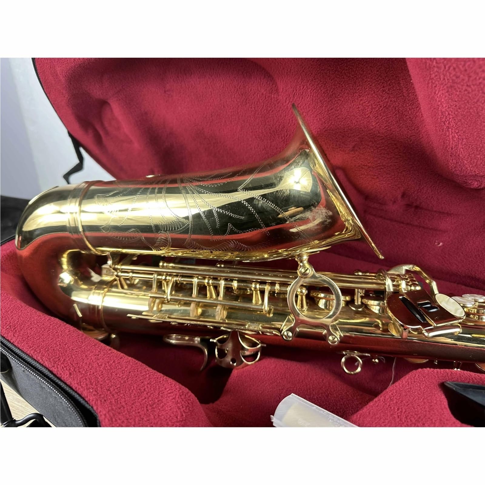 Mosiężny saksofon instrument dęty drewniany dla dorosłych