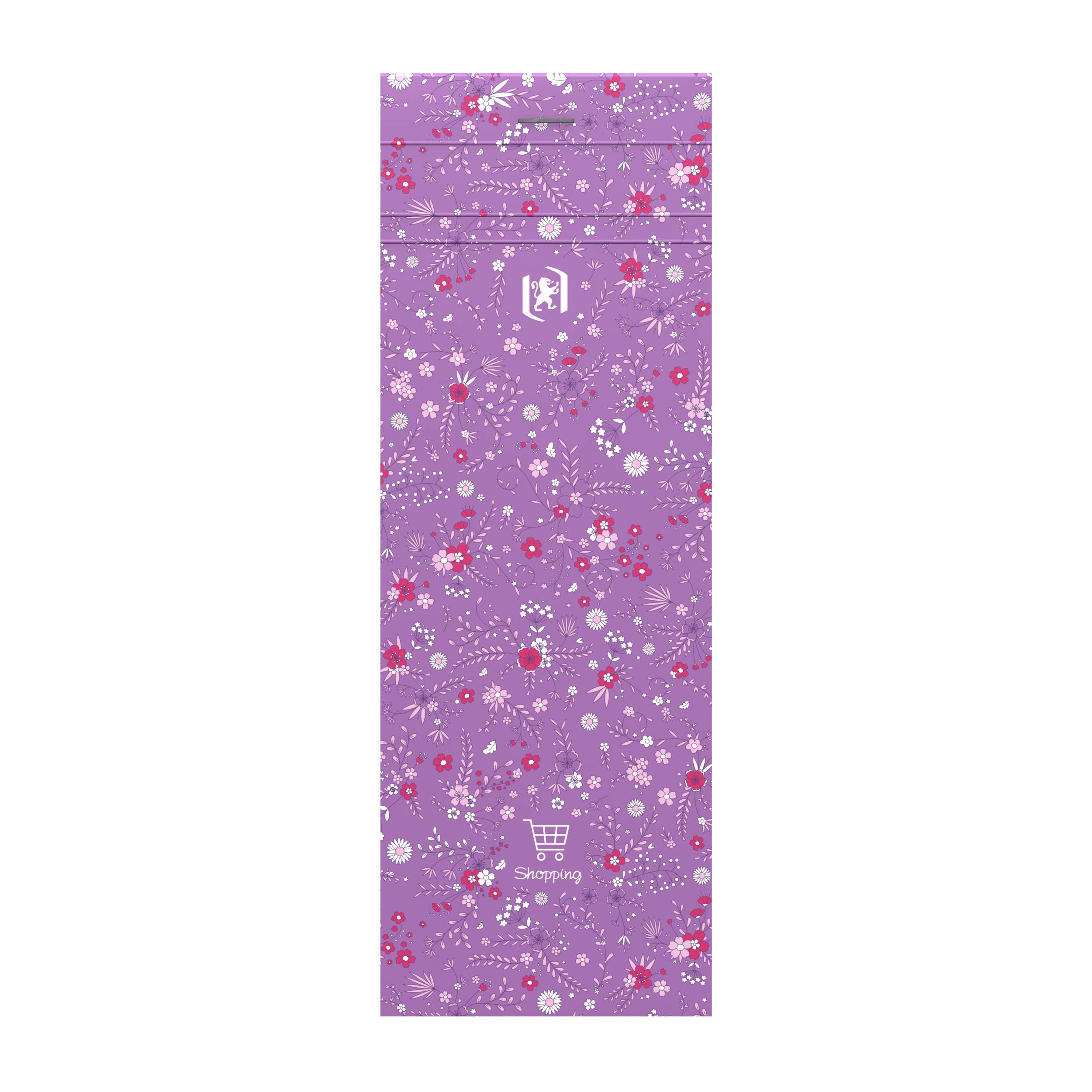 Oxford 400111054 Forme Floral Shopping Planner Pack of 10 Lined Pads with 80 Sheets Each in 3 Colours, 3 Farben soriert, 74x210 mm - Image 3