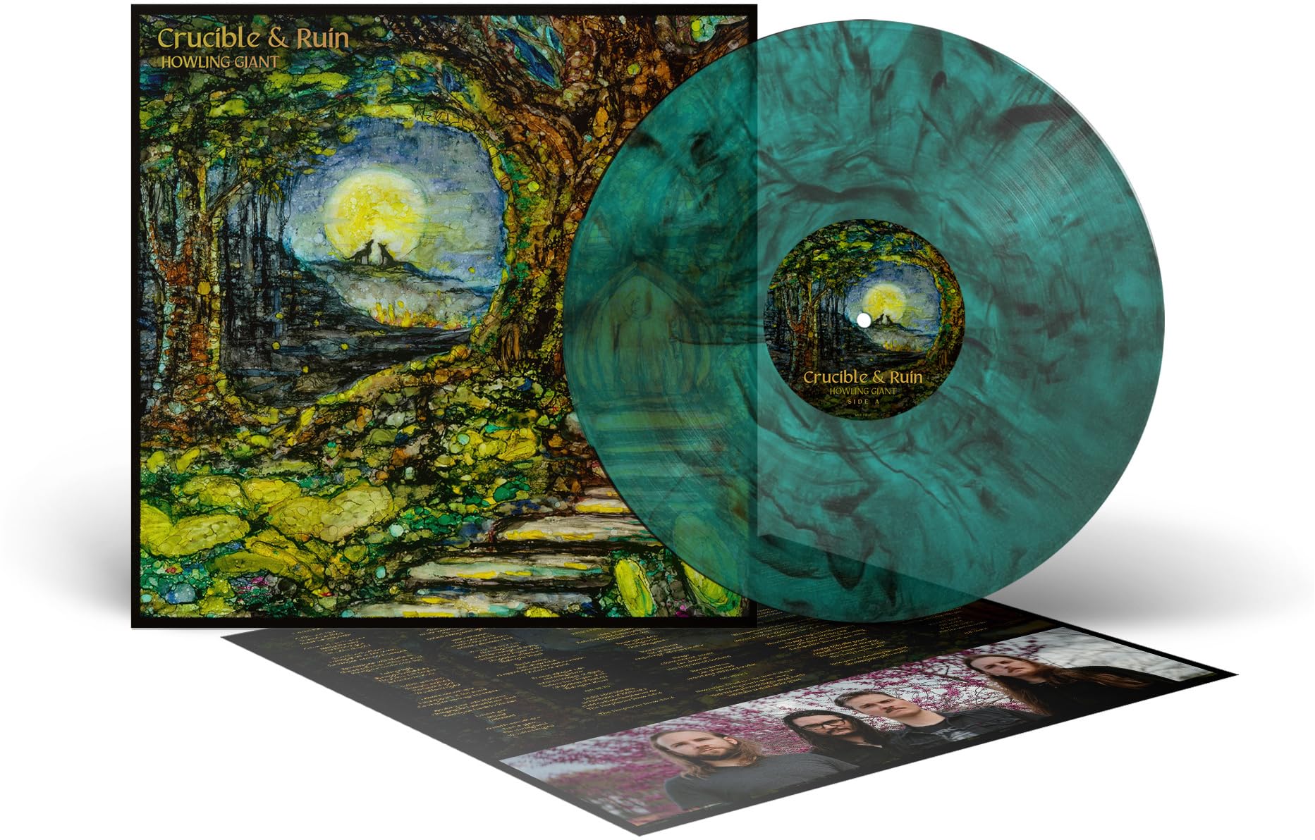 CRUCIBLE & RUIN (TRANSPARENT PETROL GREEN AND BLACK MARBLE VINYL) [VINYL]