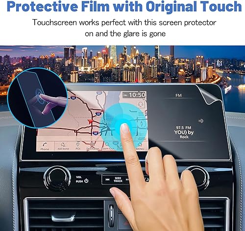 Miniatura 6 de SHAOHAO 2 protectores de pantalla QX80 2022 2023 2024 para Infiniti QX80 LuxePremium SelectSensory 2022 2022 2023 2024 Protector de pantalla de 12.3