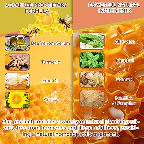Miniatura 2 de Zealand Bee Venom - Suero profesional para tratar las articulaciones, los músculos y los huesos, alivio eficaz calmante para espalda, cuello, manos