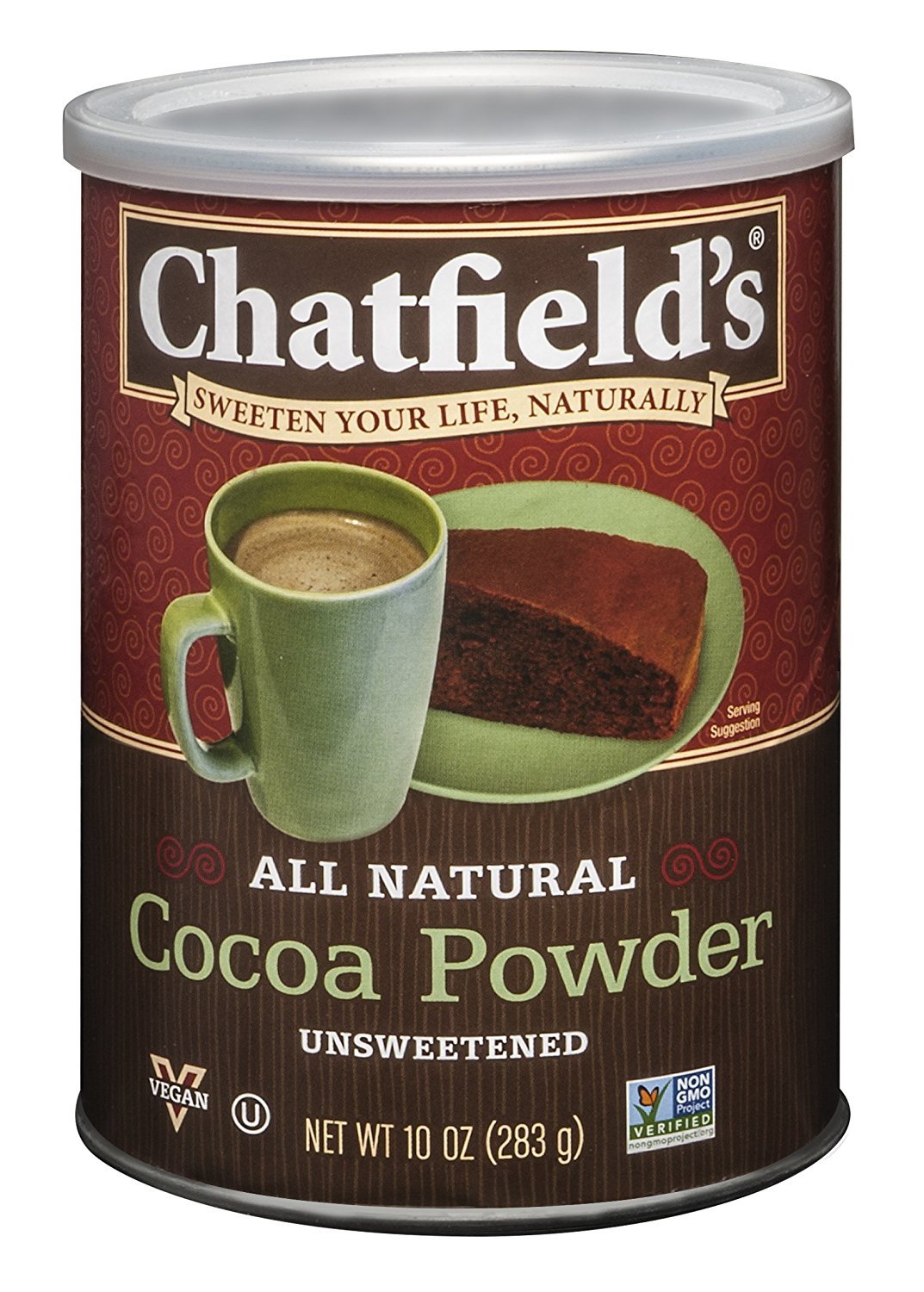 Chatfield's Cocoa Powder Unsweetened - Vegan and Gluten-Free (Pack of 1)