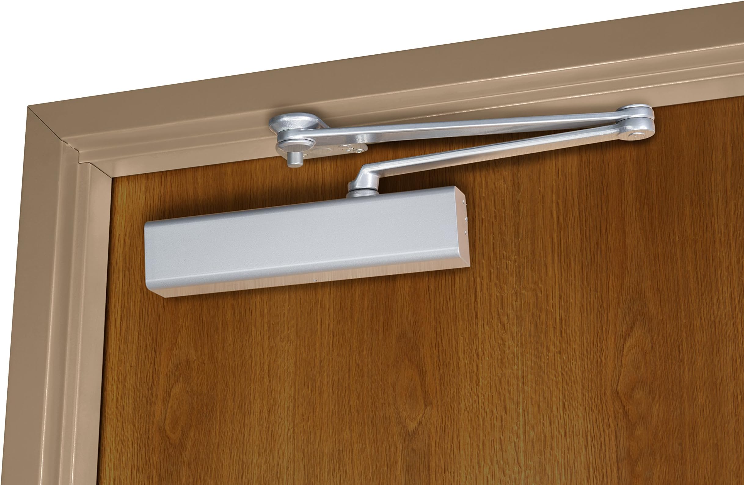 Norton Door Controls CLP8501 x 689 8500 Series Door Closer, Cast Aluminum Body, Adjustable Size 1-6, CLP Heavy Duty Arm, Aluminum Finish