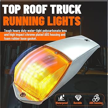 マルーンライト Amazon.com: ECOTRIC 5pcs 31LED Amber Cab Marker Lights