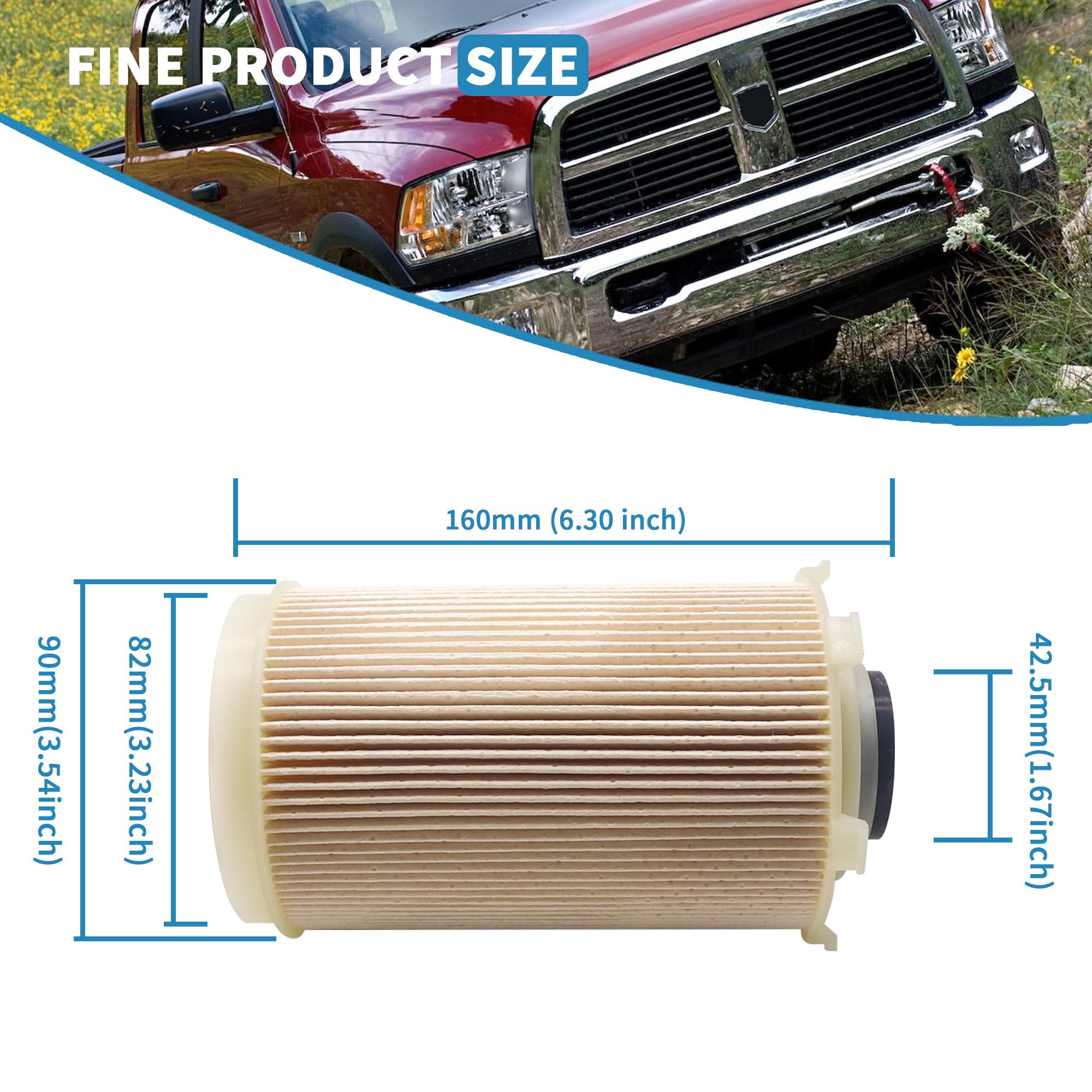 Cummins Fuel Filter Fuel Filter Assembly For 2007-2018 Dodge Ram 2500 ...