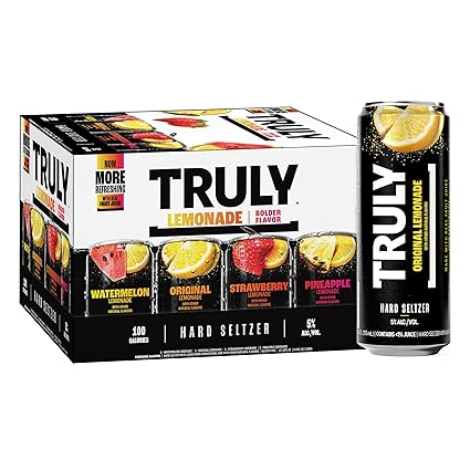 Truly Spiked And Sparkling Lemonade Hard Seltzer Variety 12Pk, 12 Fz