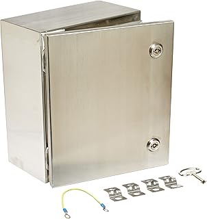 BUD Industries SNB-3731-SS Series SNB NEMA 4 Stainless Steel Box 11.81