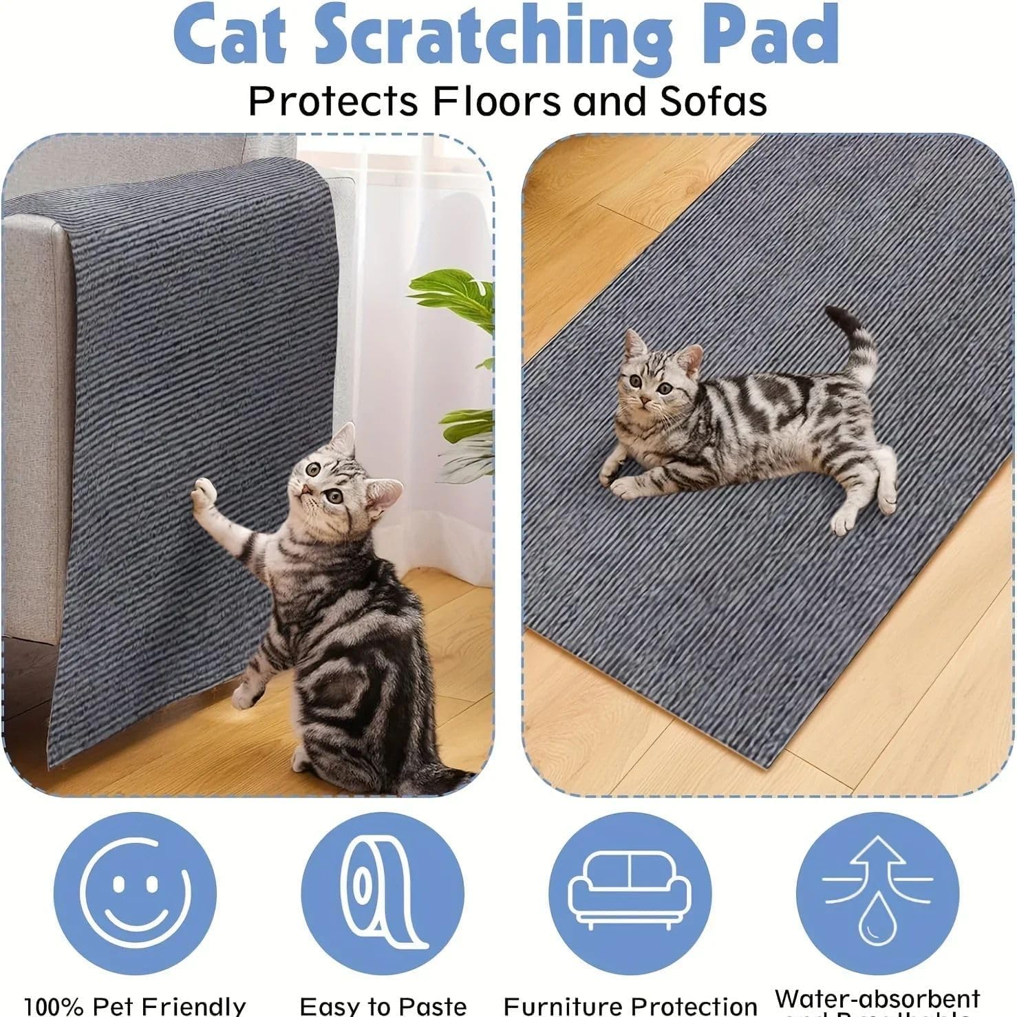 review Cat Scratching Mat 2 PCS 39.4