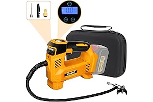 IRONFIST Tire Inflator with Digital Pressure Gauge for DEWALT 20v