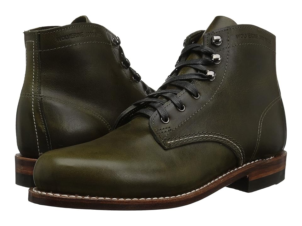 

Wolverine Heritage Original 1000 Mile Boot (Soft Green Leather) Women's Work Boots
