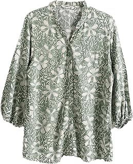 بلوزة واكي بياقة بتصميم مشجر للنساء من ال سي وايكيكي