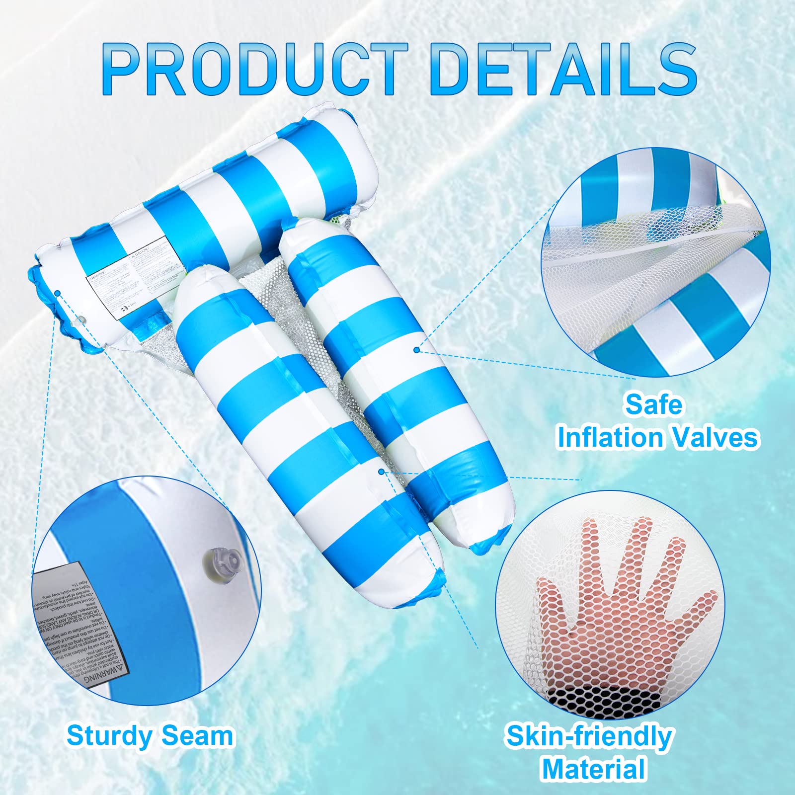 Matelas Camping Pack Inflatable Water Hammock, Air Mattress