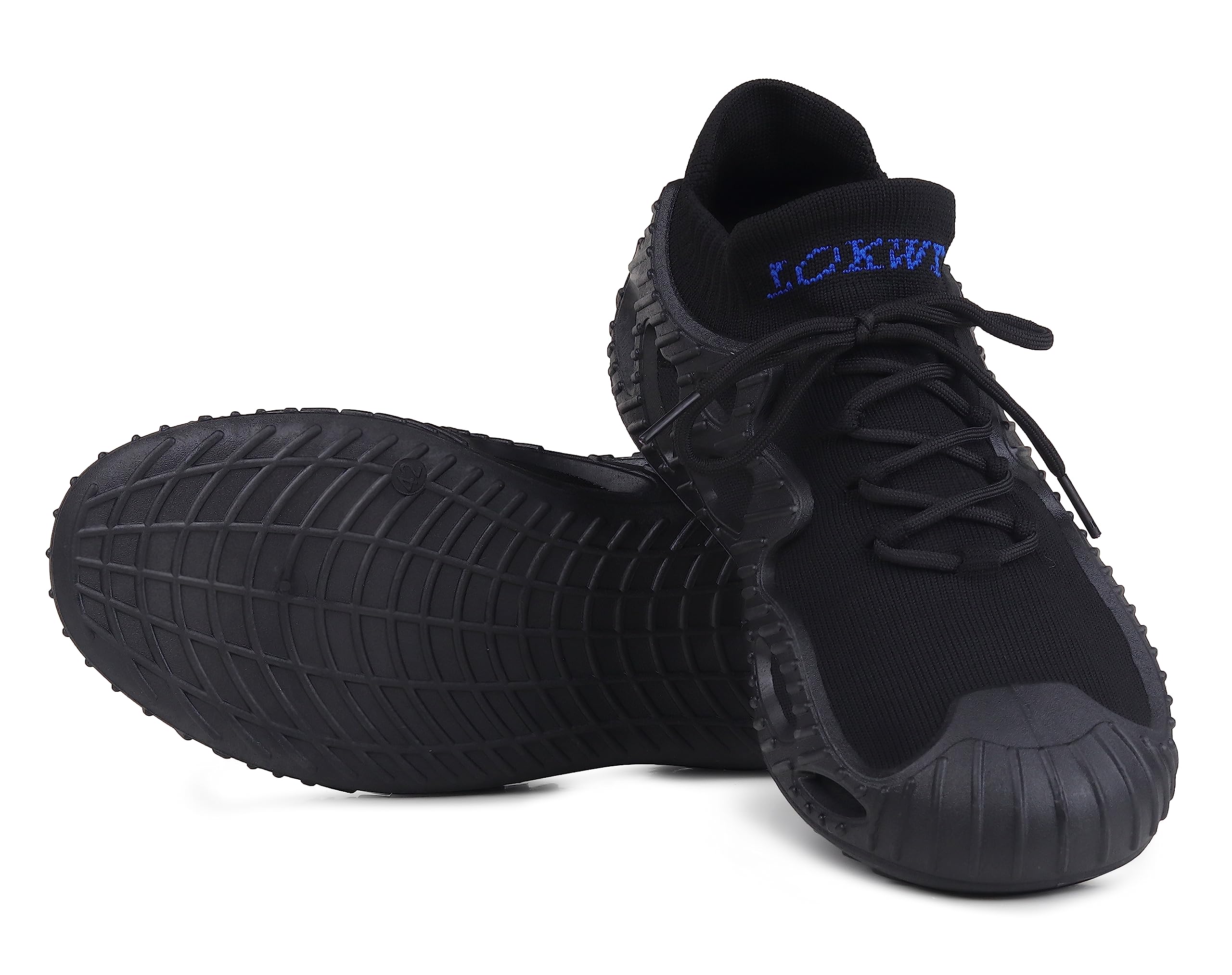 CASSIEY Mens Sport Shoes Breathable and Lightweight Upper Mesh Lace up Walking Sneakers Road Running Shoes Black- 9 UK (B0CFB7TPK6) Amazon Price History, Amazon Price Tracker