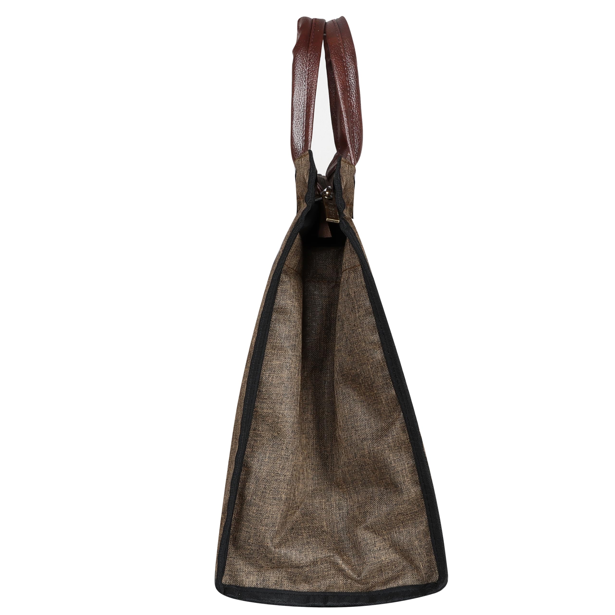 Linen Insulated Lunch Bag - Men & Women -8 Linen Insulated Lunch Bag - Men & Women -8
