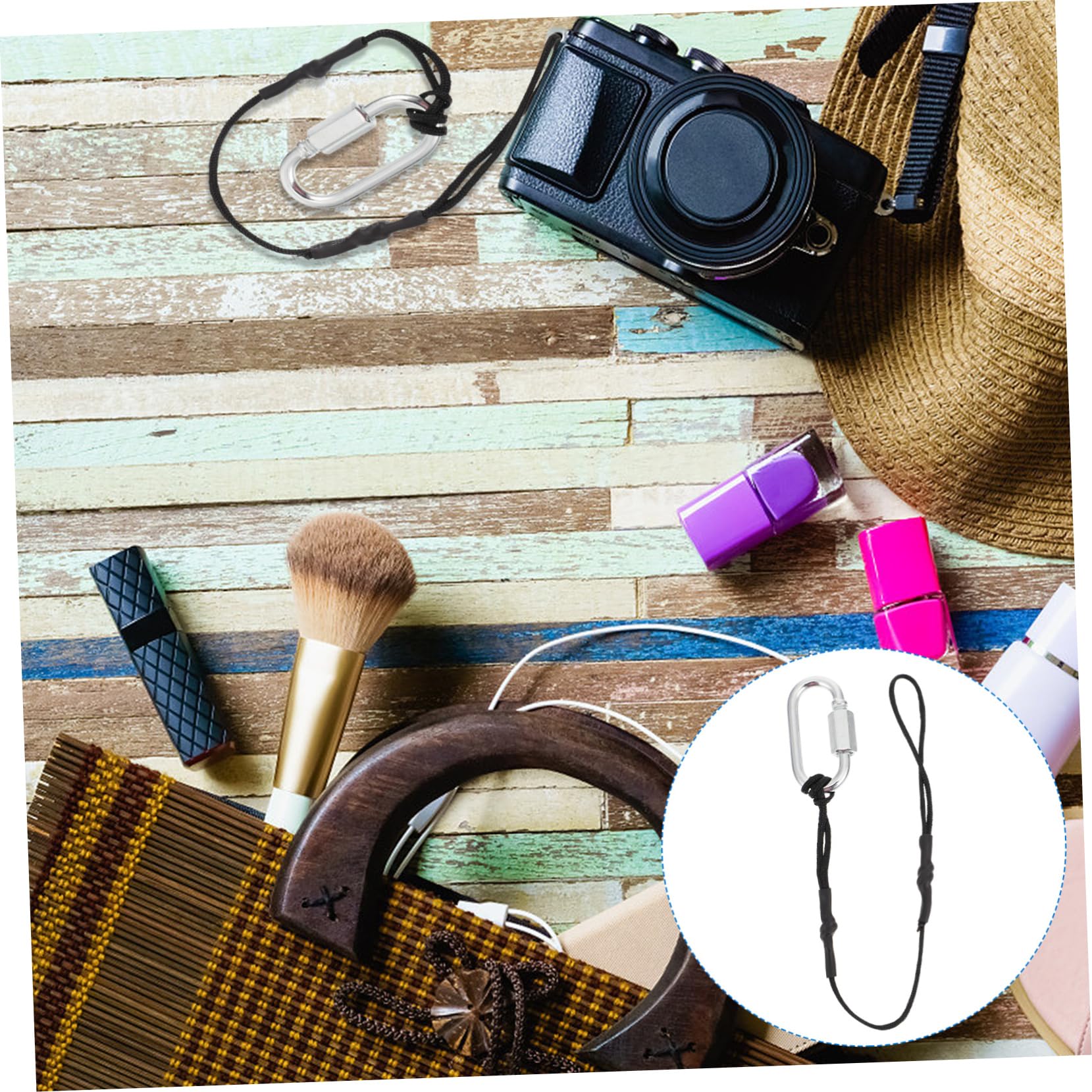 Homoyoyo Cuerda De La Cámara Accesorios Para Sujetar Cámara Gancho Para Cámara Sujeción Cámara Hebilla De Correa Para El Cuello Adaptador Para Correa Práctica Hebilla