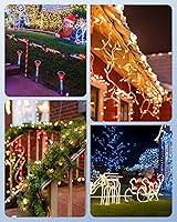 Vista 7 de DEWENWILS Temporizador de sensor de luz para exteriores, impermeable, interruptor de temporizador enchufable, control remoto de rango de 100 pies