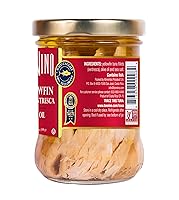 Vista 38 de Tonnino Filetes de atún bajos en calorías y sin gluten de aleta amarilla en aceite de oliva, 6.3 onzas, pimienta negra (paquete de 6)