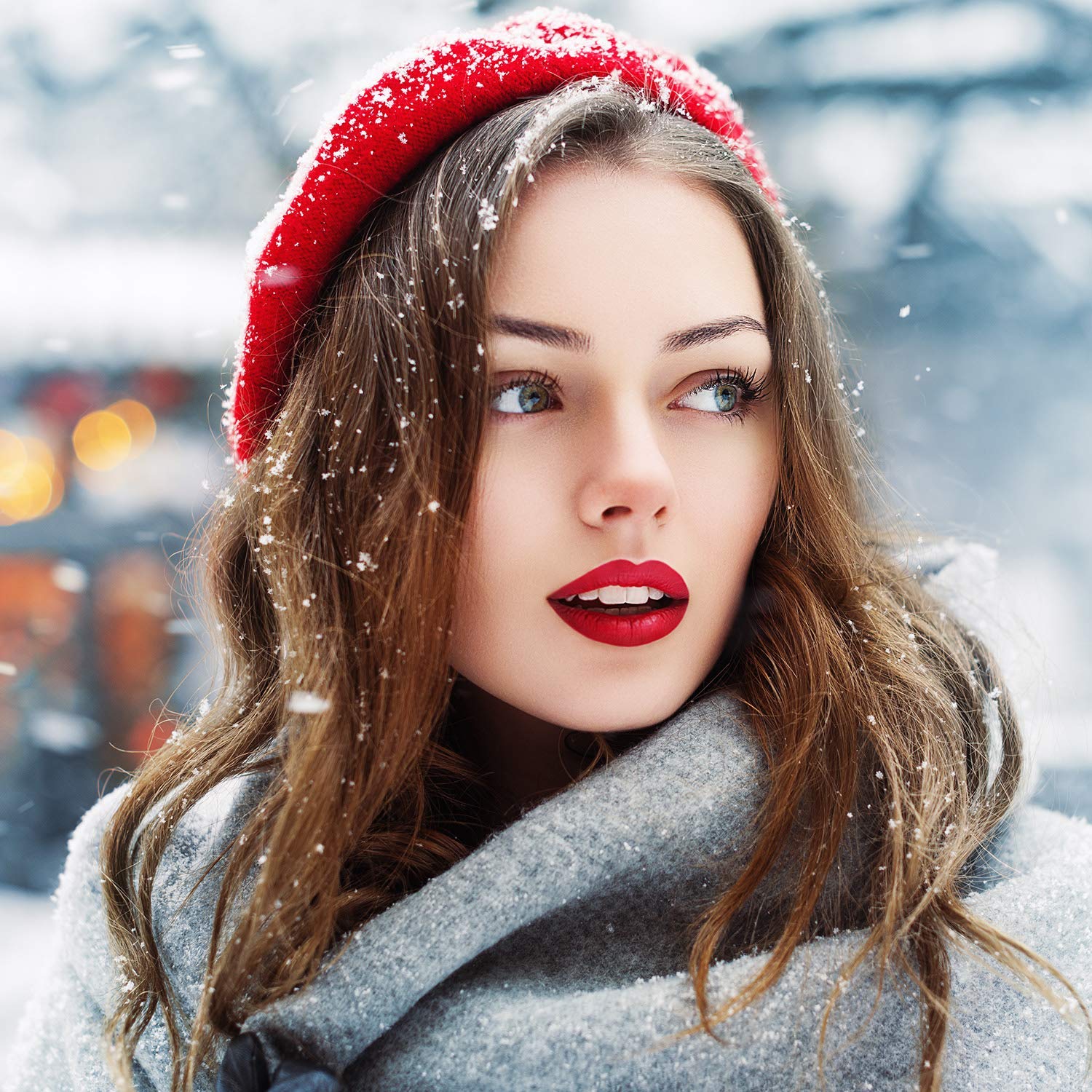 Ventewa Unisex Wool Blend Beret Hat (Raj-Yf_Red_Free Size) - Image 4 thumbnail