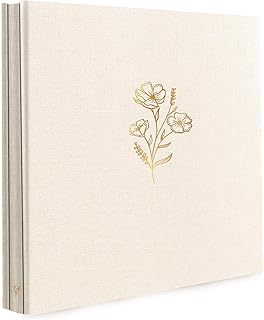 Holoary Photo Album 4x6 600 Photos 5 Pictures Per Page, 600 Pockets 4”x6” Picture Album, Linen Fabric Cover Big Picture Book for Photos, 4x6 Photo Albums for Family Weddings Travel Memories(Beige)