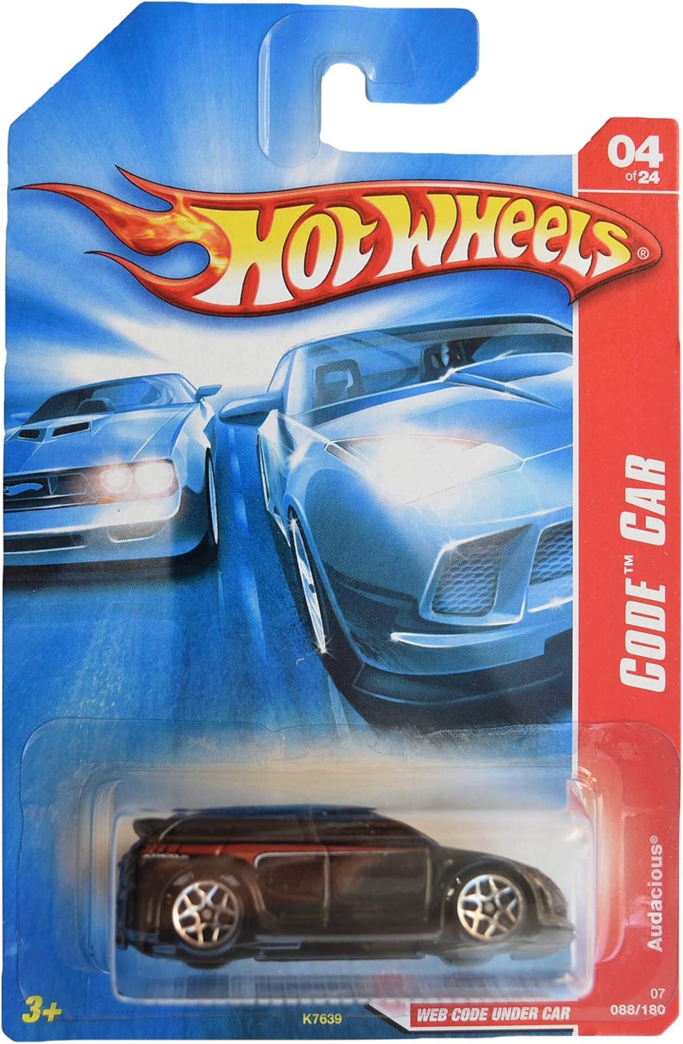 Hot Wheels Code Car 4/24 [Black] Audacious 88/180
