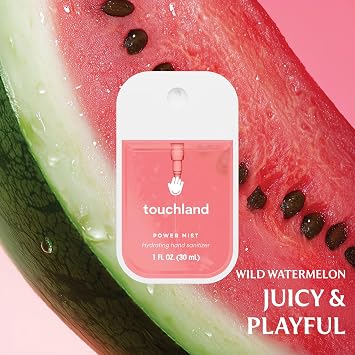 Touchland Hand Sanitizer Spray, Fresh 5 Set - 5 x 1 FL OZ