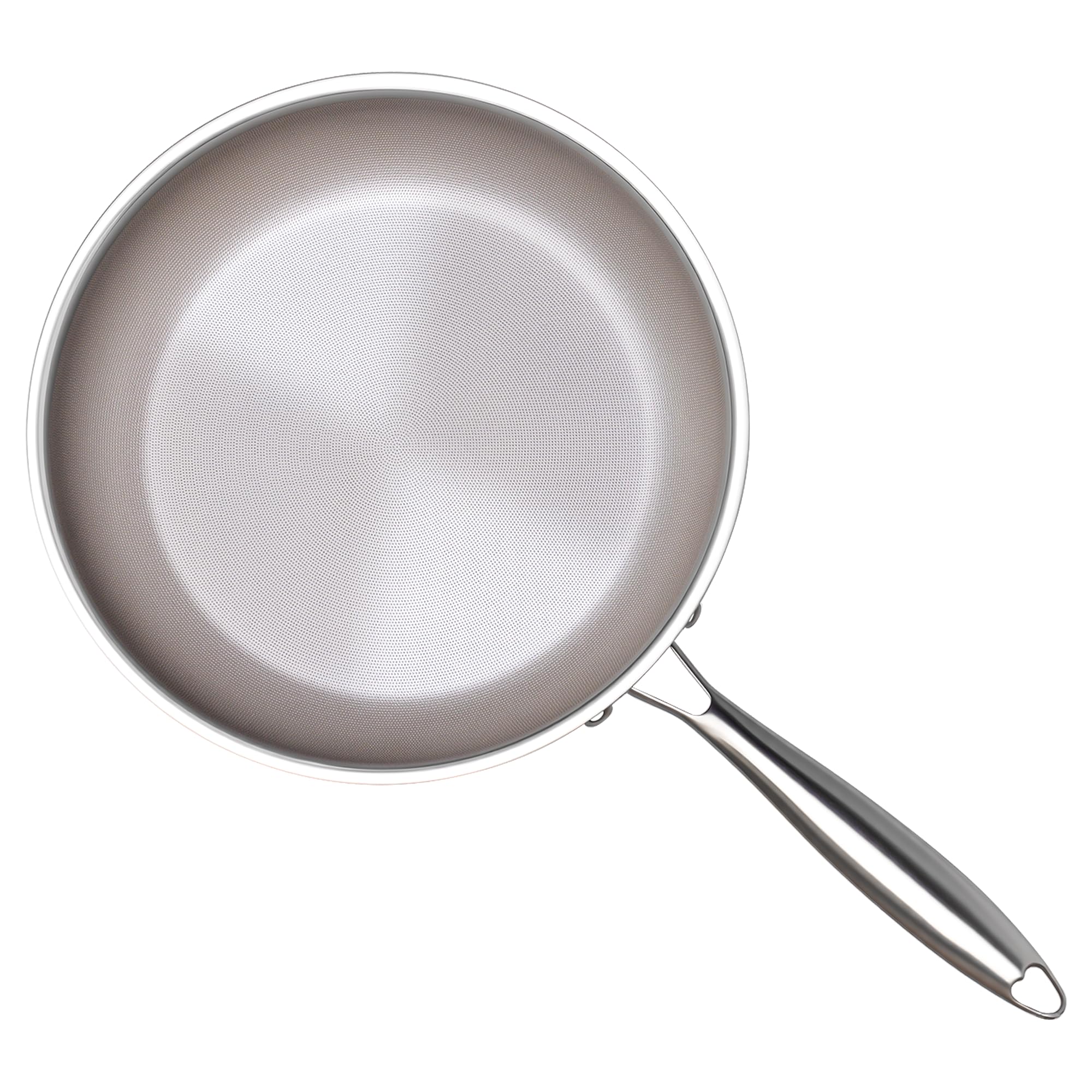 Padella in titanio,28cm, 3 strati, priva di PFOA, adatta solo per fornelli | resistente ai graffi, facile da pulire, antiruggine, antiaderente, con coperchio