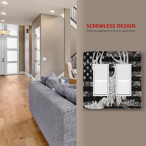 Vista 339 de Placa de pared con interruptor de luz de doble interruptor de pared para niños, diseño de dinosaurio, galaxia, espacio exterior, planeta, nebulosa