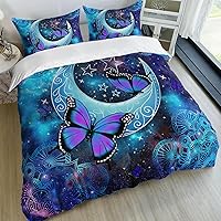 Vista 100 de AILONEN Juego de funda de edredón de rosas rojas tamaño Queen, juego de ropa de cama 3D con rosas rojas aceitadas para niñas, funda de edredón