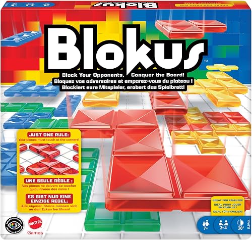 Blokus, jeu de stratégie familial dès 7 ans Mattel Games