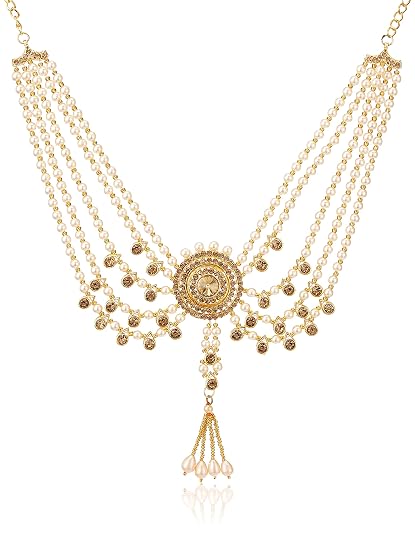 tagdi Gold Polish Waist Belt for Women 