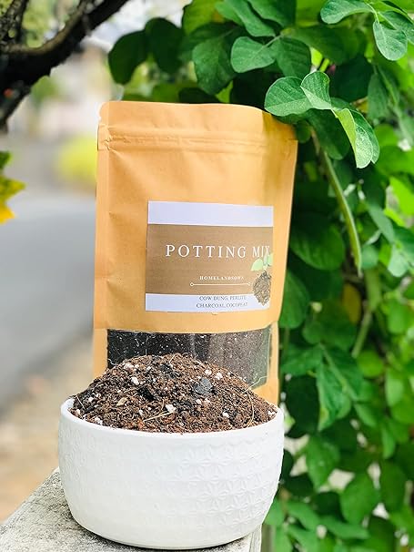 Soil Less Potting Mix for Indoor Outdoor Plants with Organic Fertilizer, Ready to Use & Seed Generation Root Development, Health Plant Growth (6)
