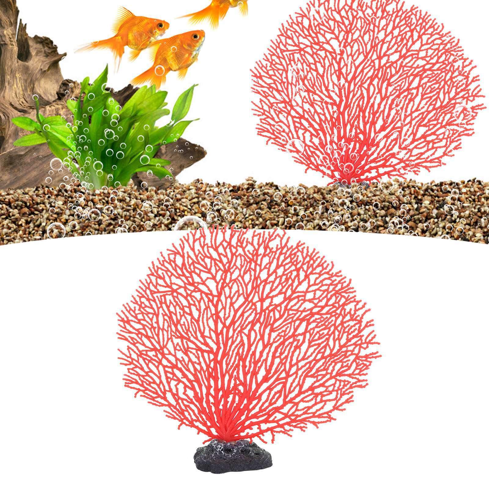 Corallo artificiale per acquario, Pianta di corallo simulata in PVC decorazione realistica per vasca di pesce