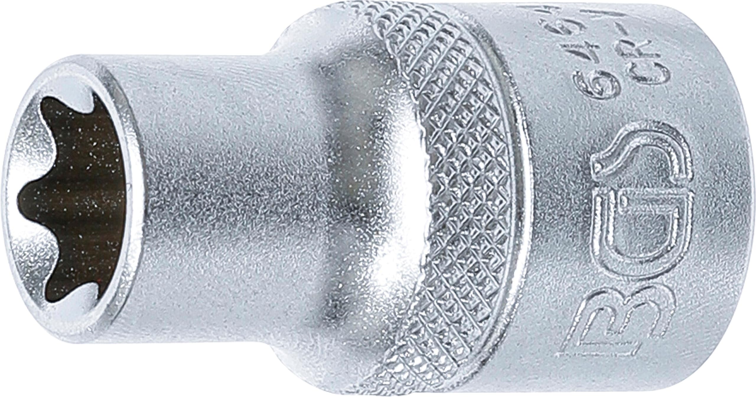 BGS 6464 E-Type Socket, 12.5 mm (1/2") Drive, E14, Chrome Vanadium Steel, Chrome Plated
