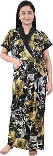 deepak shri Satin printed House coat nighty Price In India