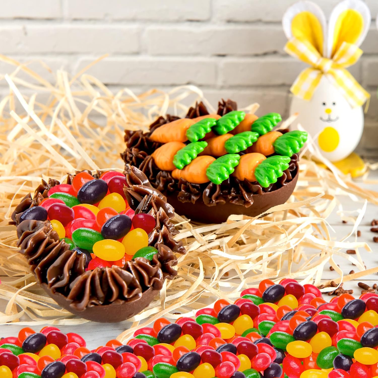 Jelly Beans – 2-Pack Fave Reds Jelly Beans and Original (14 oz each) – Sweet Fruit Jelly Candy – Delicious Holiday Jelly Beans Variety Pack