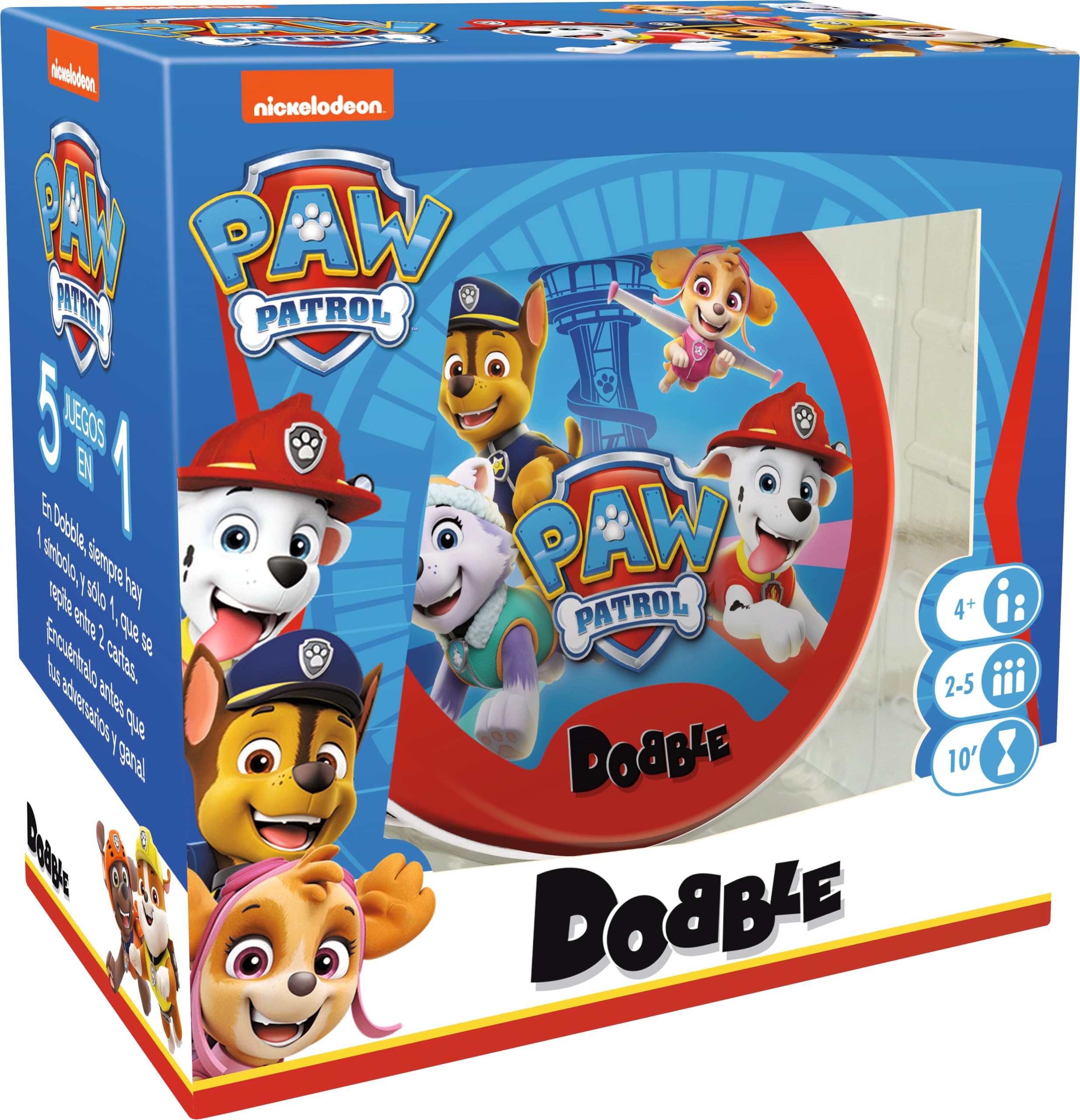 Zygomatic Dobble Paw Patrol - Game in Spanish, Exclusive on Amazon