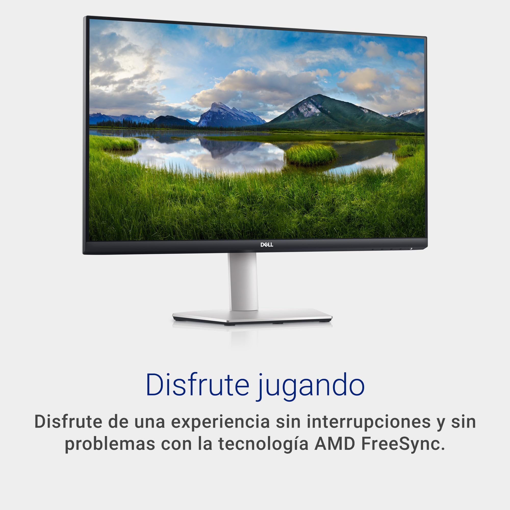 Dell S2721QSA 27" 4K UHD (3840x2160) Monitor, 60Hz, IPS, 4ms, AMD Radeon FreeSync, 99% sRGB, Altavoces Integrados, DisplayPort, 2x HDMI, Plata