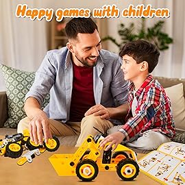 STEM Building Toys, 10 in 1 Construction Set for Preschool Kids, Educational Creative Games Holiday Idea Gift for 5+ Years Old, Stem Activities for Kids Ages 4-8 5-7 6-8 Boy Birthday Gifts