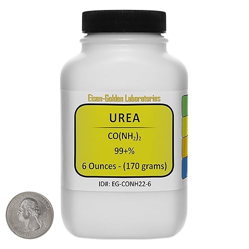 Urea CH4N2O 99+% ACS Grado Prills 6 oz en una botella ahorradora de espacio