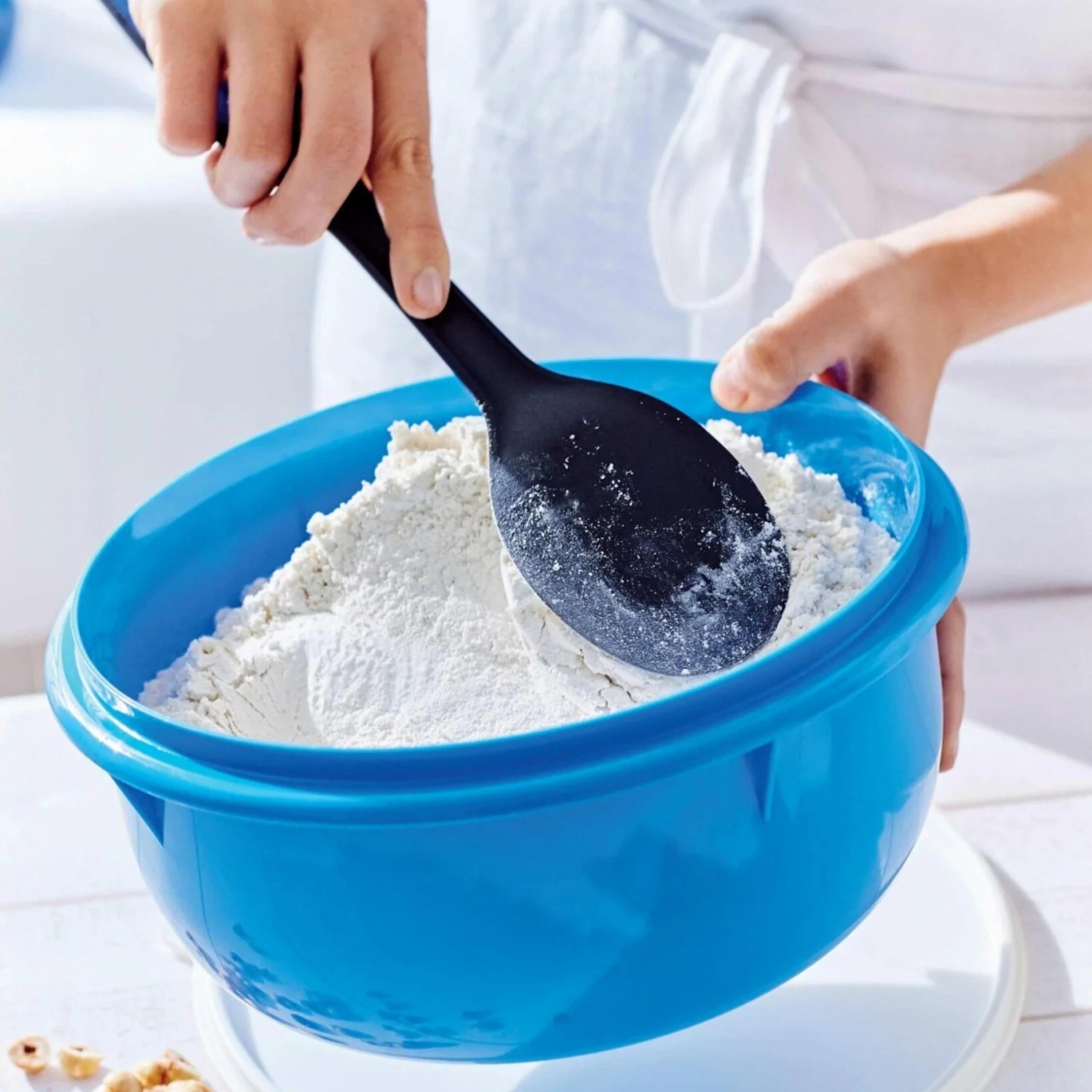 TUPPERWARE D174 Gotowa ręcznie łyżka kuchenna - Łyżka do mieszania - Górna łyżka do pieczenia - 9551
