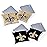 Wild Sports NFL New Orleans Saints 8pk Dual Sided Bean Bags, Team Color