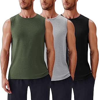 Débardeur Homme En Coton Biologique – Pour Fitness Et Gym – Couleurs Variées – Neuf Avec étiquettes