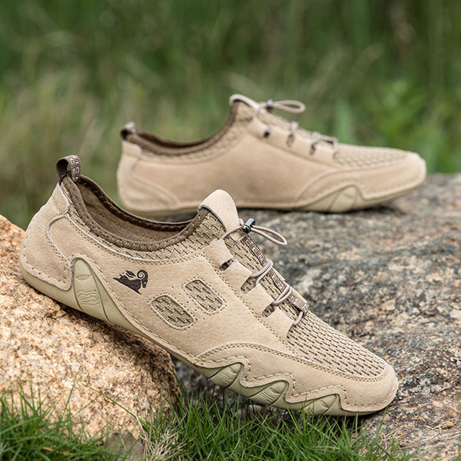 Genérico Zapatos Barefoot Hombre, Zapatillas Hombre Casual, Antideslizante Amortiguación con Suela Tipo Pulpo con Fondo Plano Zapato Secado Rápido Cómodo Transpirables Zapatos Apto para Parejas