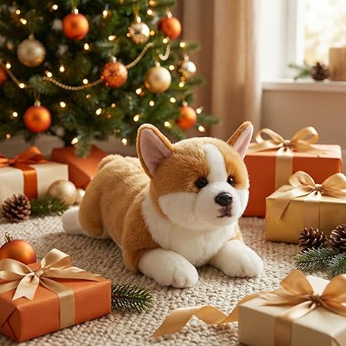 Miniatura 7 de CU-MATE Perro de peluche para niñas y niños (Louie Welsh Corgi)